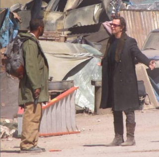 Illustration for article titled Gary Oldman Gives Great Villain On Set Of Denzel's Book Of Eli